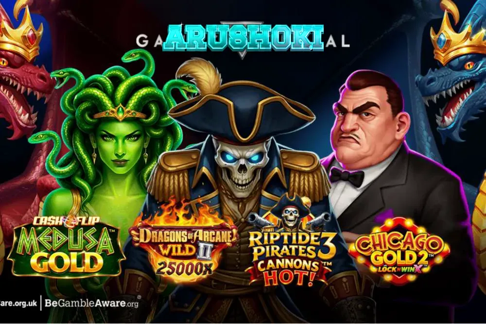 Tampilan visual berbagai judul slot terbaru dari Games Global